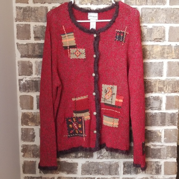 🔔NAPA VALLEY Button Down Sweater - Picture 1 of 5